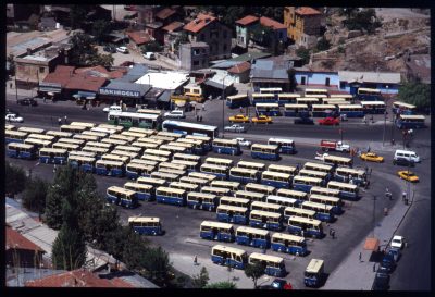 Dolmuș waiting in Ankara