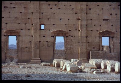 Palmyra temple walls