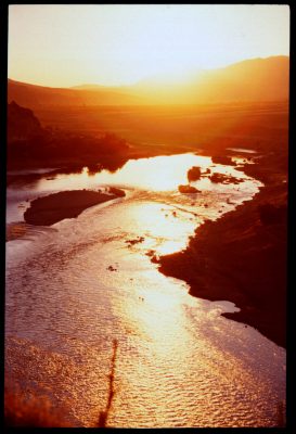 Tigris river sunset